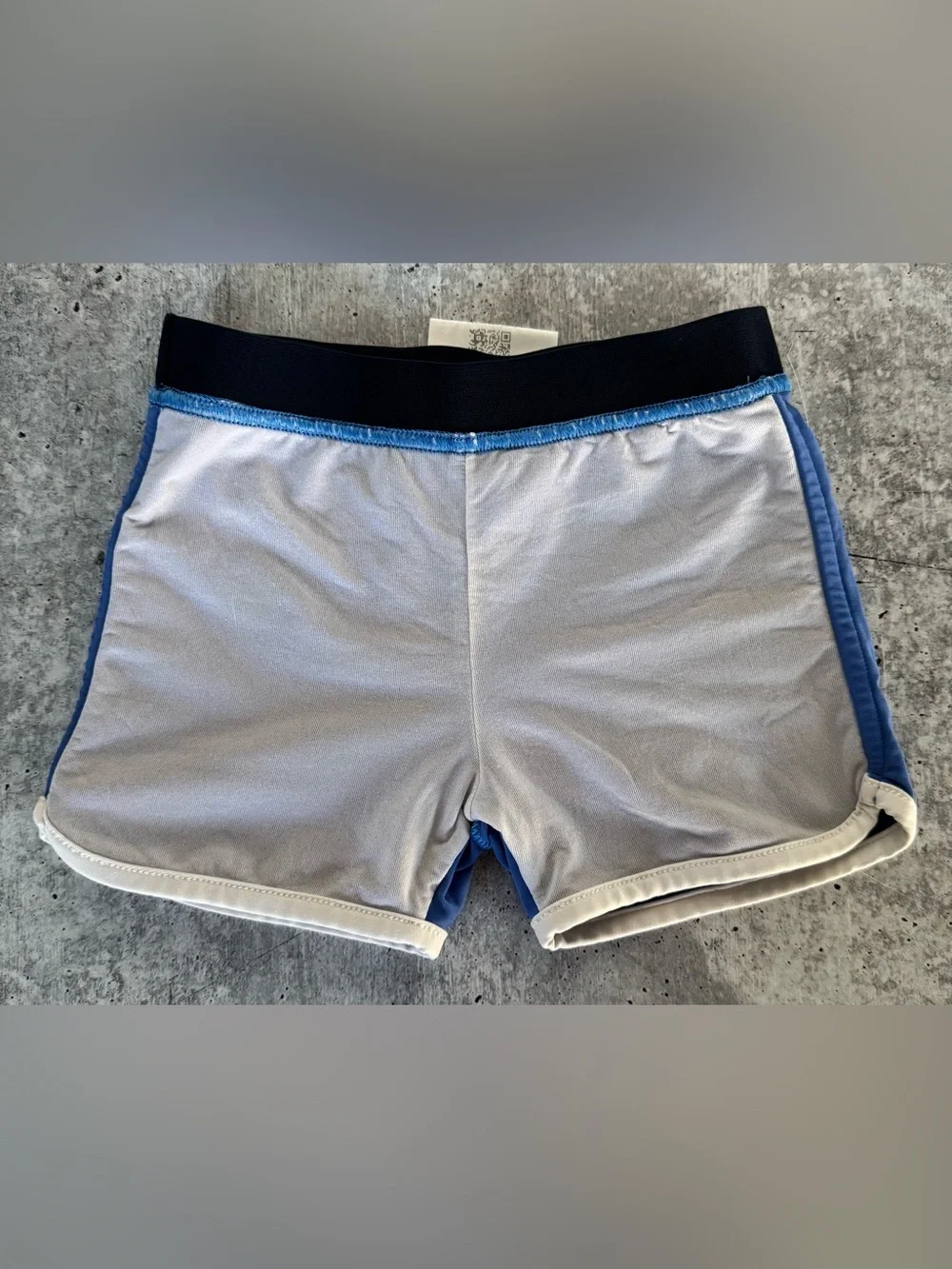 Moncler baby swim trunks Shorts Blue nylon with logo 18-24 Mo